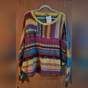 Nordstrom Free People Multicolor Striped Sweater NWTS  MEDIUM